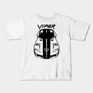 Dodge Viper 1996-2002 - Black Stripes Kids T-Shirt